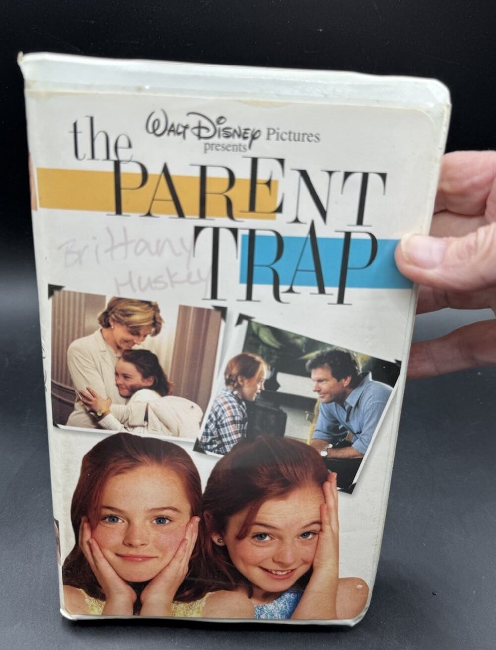 Disney's the Parent Trap 1998 VHS Clamshell Case Lindsay Lohan, Dennis Quaid